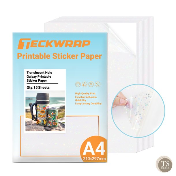 Translucent Holo Printable Sticker Paper