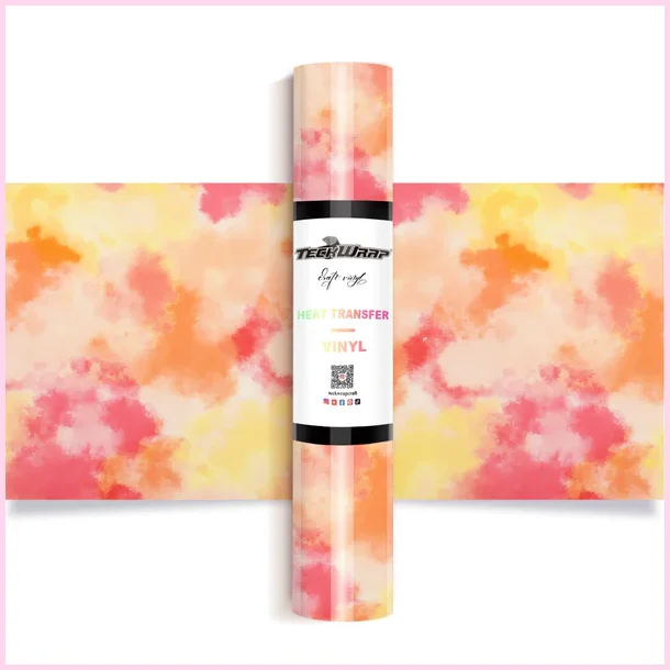 Colorful Splash Heat Transfer Vinyl