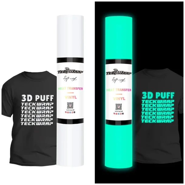 Glow in the Dark Puff Heat Transfer Vinyl