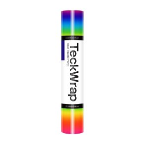 PU Rainbow Stripes Heat Transfer Vinyl