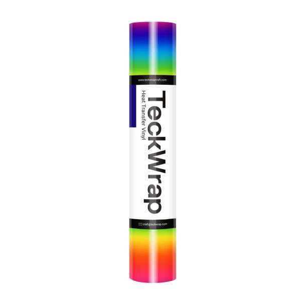 PU Rainbow Stripes Heat Transfer Vinyl