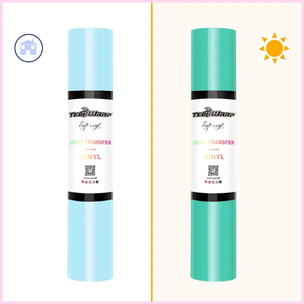 UV Neon Color Changing Heat Transfer Vinyl