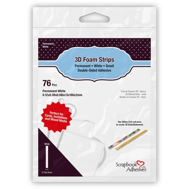 Foam Strips White 2mm