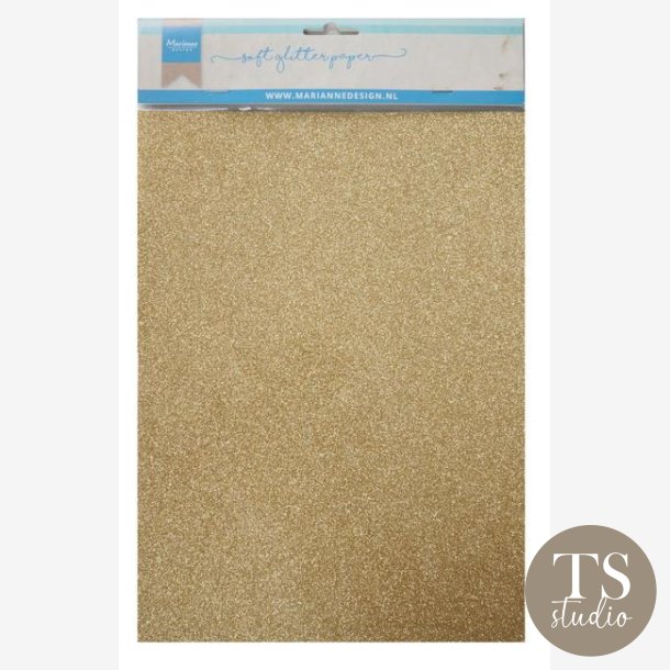 Soft Glitter Paper - Gold