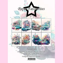 Paper Favourites Paper Pack "Floral Cars"