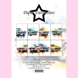 Paper Favourites Paper Pack "Muscle Cars"