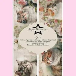 Paper Favourites Slim Card Cats