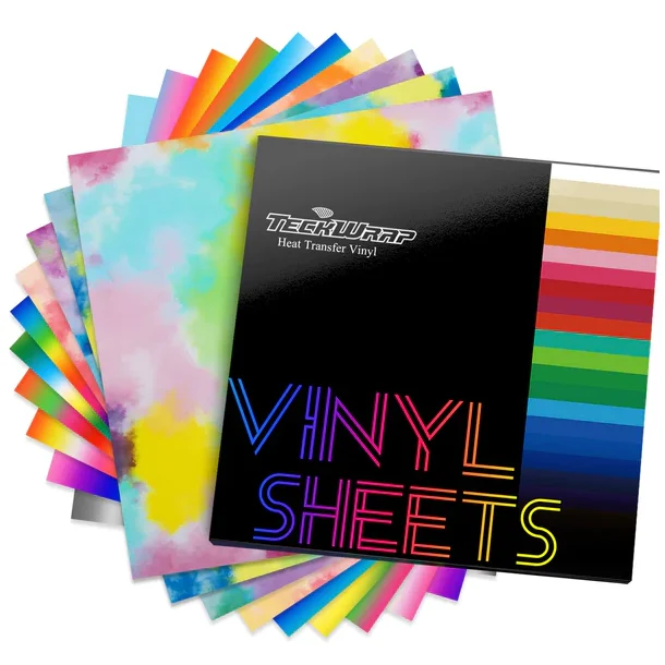 Colorful HTV Sheets Pack (10 psc)