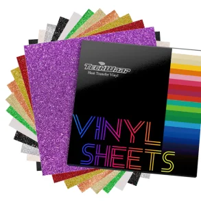 Glitter HTV Sheets Pack( 11 PCS)