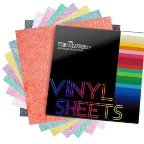 Colorful Pearl Vinyl Sheets Pack(8 PCS)