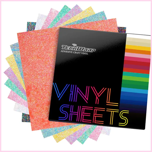 Colorful Pearl Vinyl Sheets Pack(8 PCS)