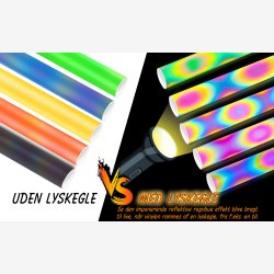 Rainbow Reflecticve Vinyl Sheets Pack (5 PCS)