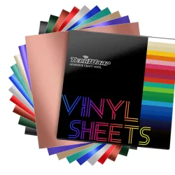 Metallic Satin Chrome Vinyl - Sheets Pack (10 PCS)