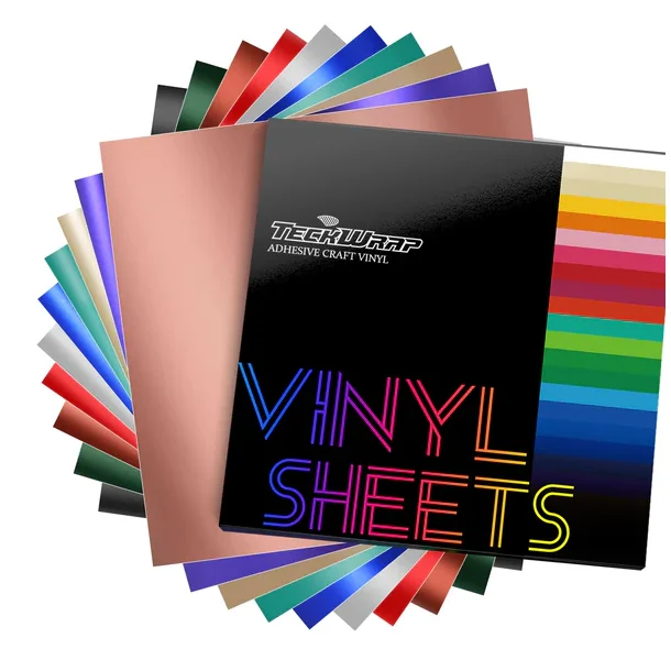 Satin Chrome Vinyl Sheets Pack( 10 PCS)