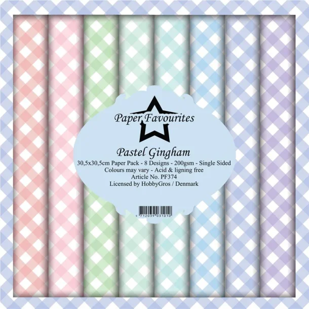 Paper Favourites Paper Pack "Pastel Gingham" PF374
