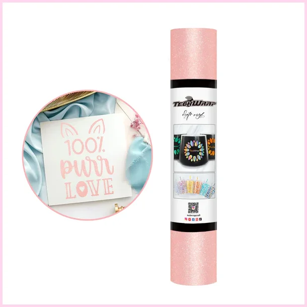 Glitter Adhesive Craft Vinyl