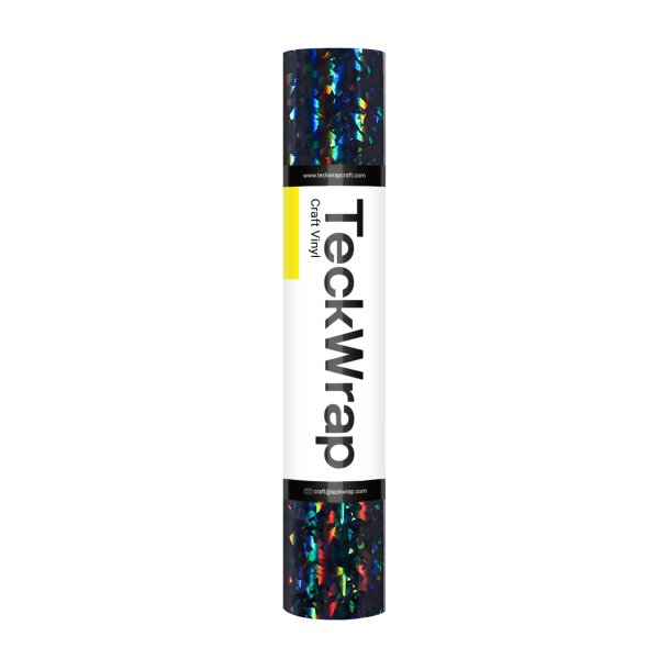 Holographic Glass Flower Adhesive Craft Vinyl