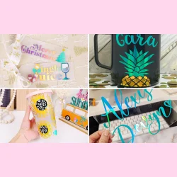 Holographic Glossy Rainbow Craft Vinyl