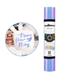 Holographic Opal Pattern Adhesive Vinyl