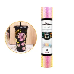 Holographic Opal Pattern Adhesive Vinyl