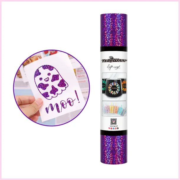 Holographic Sparkle Adhesive Craft Vinyl