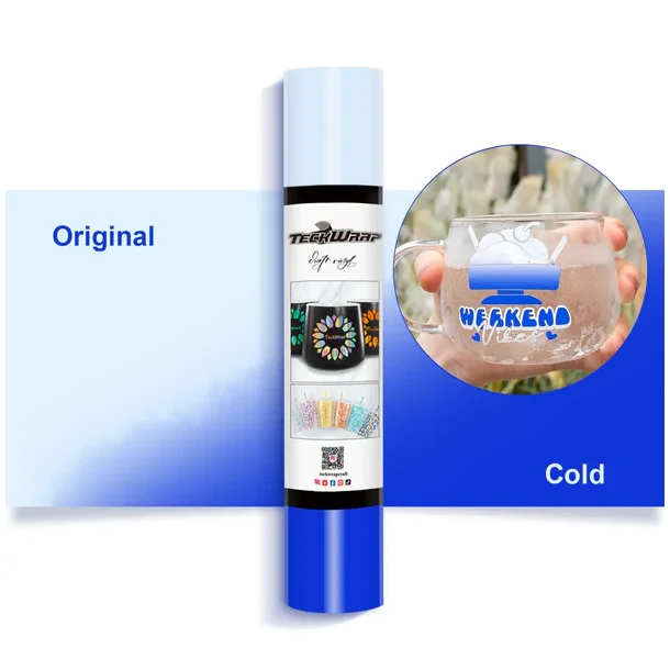 NEW Cold Color Changing Adhesive Vinyl