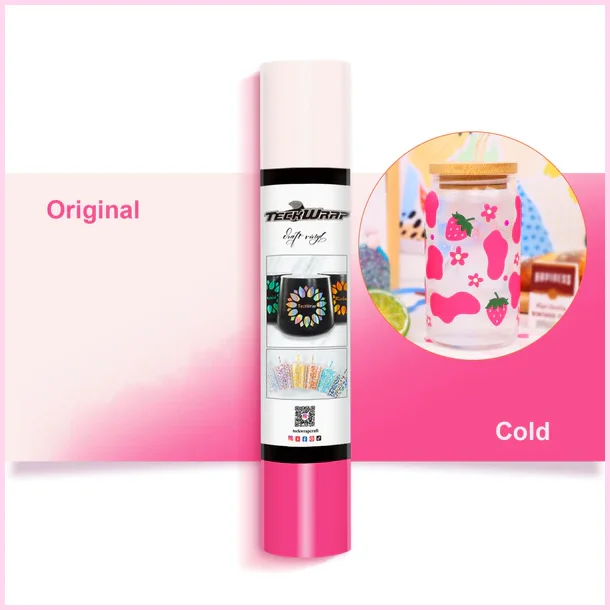 NEW Cold Color Changing Adhesive Vinyl