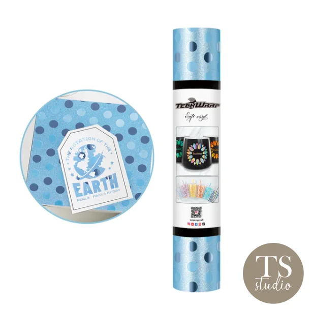 Glitter Polka Dots Vinyl