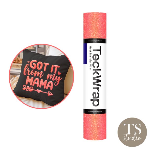 Glitter Puff Heat Transfer Vinyl