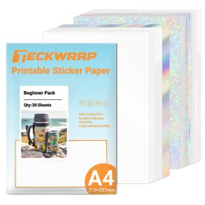 Inkjet Printable Sticker Paper - Beginner Pack (30PCS)
