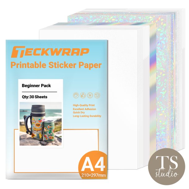 Inkjet Printable Sticker Paper - Beginner Pack (30PCS)