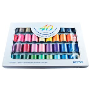 Broderitr�d 40 farver - ETS40N