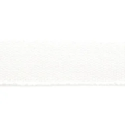 Cotton Ribbon 15mm x 10m - White