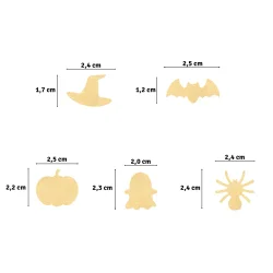 Craft Punch Set - Halloween Medium (5pcs)