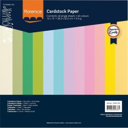 Florence Cardstock Paper 216g - Smooth 60x - Spring