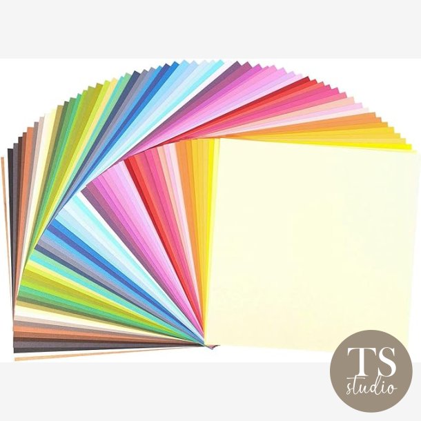 Florence Cardstock Paper 216g - Texture - Multi (60stk)