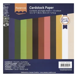 Florence Cardstock Paper 216g - Smooth 60x - Christmas