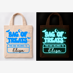 Halloween Mulepose med Navn � Bag of Treats