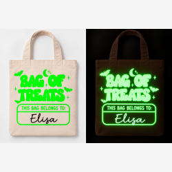 Halloween Mulepose med Navn � Bag of Treats