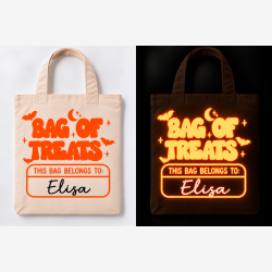 Halloween Mulepose med Navn � Bag of Treats