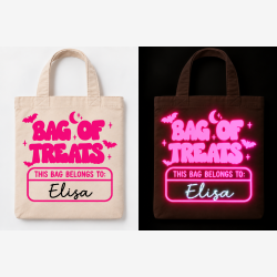 Halloween Mulepose med Navn � Bag of Treats