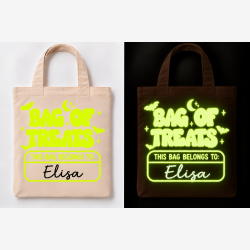 Halloween Mulepose med Navn � Bag of Treats