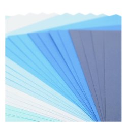 Florence Cardstock Paper 216g - Texture 24x - Blue Multi