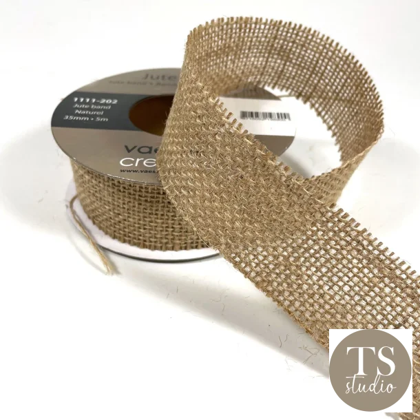 Jute Ribbon 35mmx5m - Natural