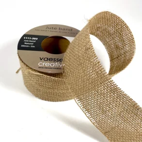Jute Ribbon 50mmx5m - Natural