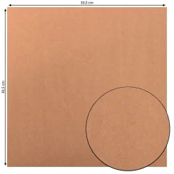 Kraft Paper 300g - Smooth 30x30 (20stk)