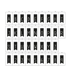 Light Box Alphabet Flag (89stk)