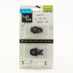 Light Box Funky Symbols (74stk)