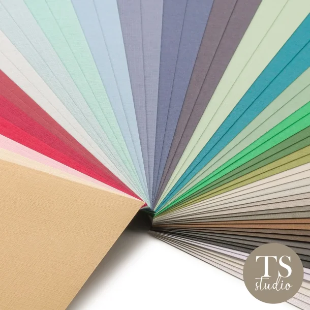 Florence Cardstock Paper 250g - Linen - STYKVIS