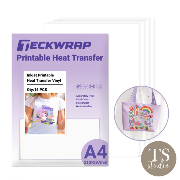 Inkjet Printable HTV - A4 (15PCS)